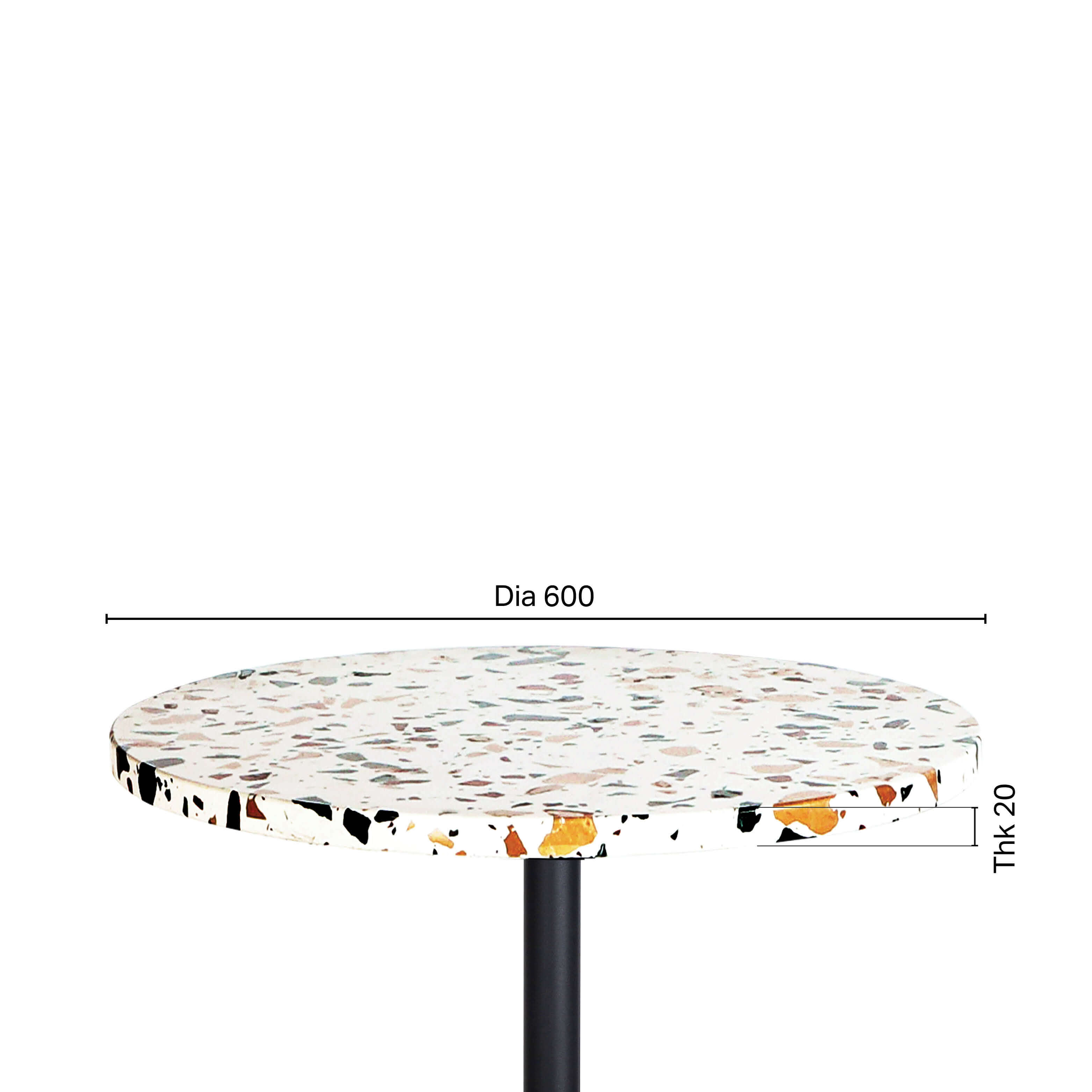 Terrazzo Table Top – Rd600
